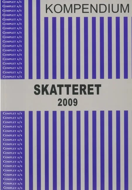 Complet kompendium i skatteret af Peter Wedel Ranch Krarup