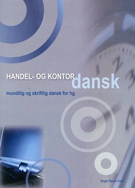 Handel- og kontordansk af Birger Reker Holm