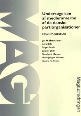 Undersøgelsen af medlemmerne af de danske partiorganisationer af Lars Bille