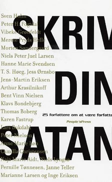 Skriv din satan af Sven Holm