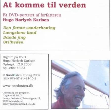 At komme til verden af Hugo Hørlych Karlsen
