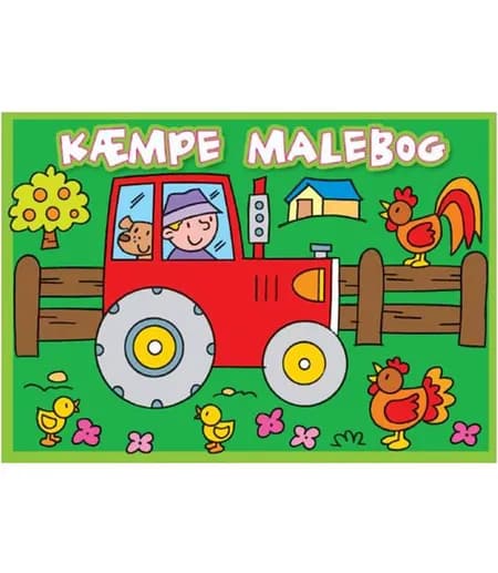 Kæmpe Malebog: Traktor 