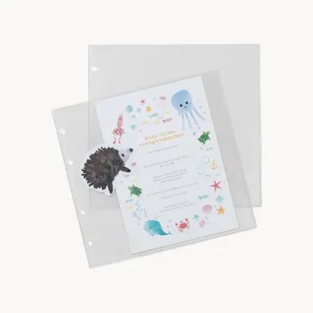 Plastiklommer til 'Mine Første År - minder og gemmer' bogen af Specialday