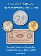 Siegs Møntkatalog og Afkrydsningsliste 2018 - med pengesedler