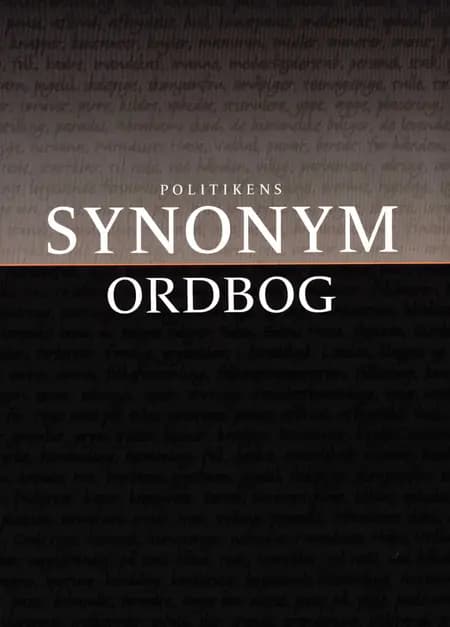 Politikens synonymordbog 