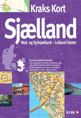 Kraks kort Sjælland