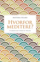 Hvorfor meditere?