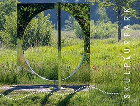 Skulptur rimer på natur af Skulpturpark Billund