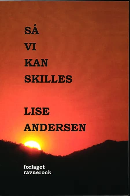 Så vi kan skilles af Lise Andersen
