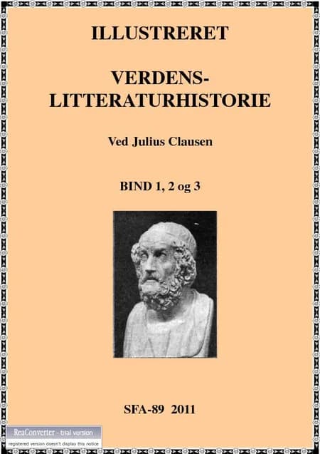 Illustreret verdens-litteratur af Julius Clausen