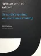Teksten er til at tale om