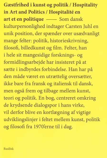 Gæstfrihed i kunst og politik af Peter Borum