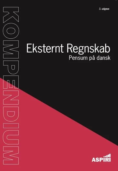 Kompendium i Eksternt Regnskab af Bo Foged