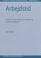 Arbejdstid