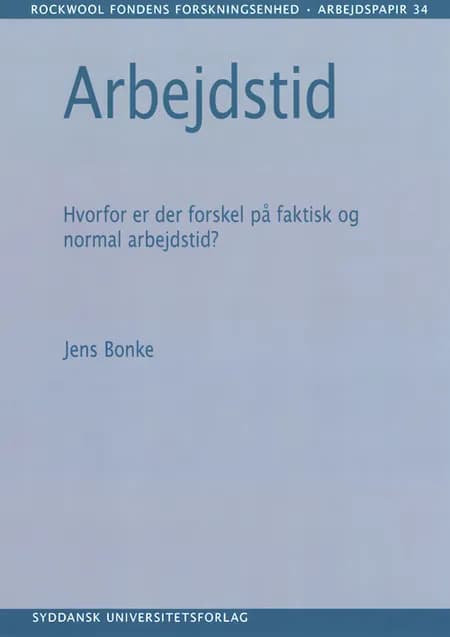 Arbejdstid af Jens Bonke