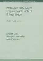 Introduction to the project: Employment Effects of Entrepreneurs