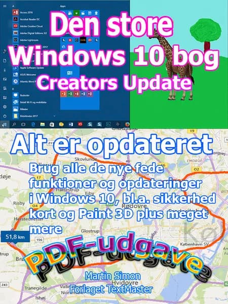 Den store Windows 10 bog Creators Update af Martin Simon