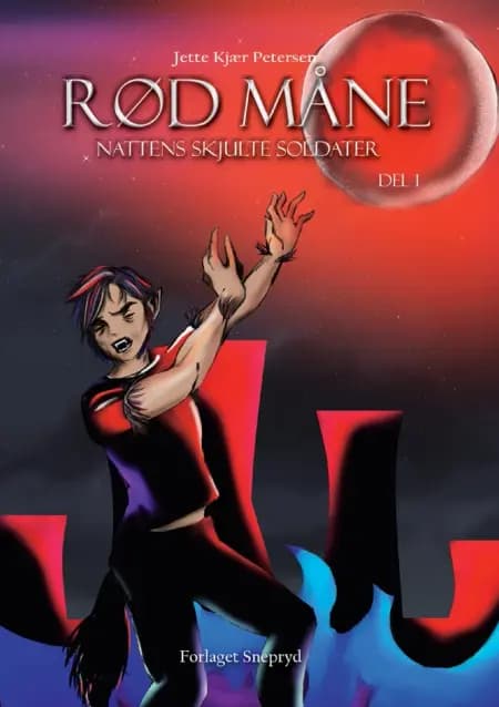 Rød måne af Jette Kjær Petersen