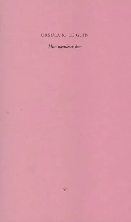 Hun navnløser dem af Ursula K. Le Guin