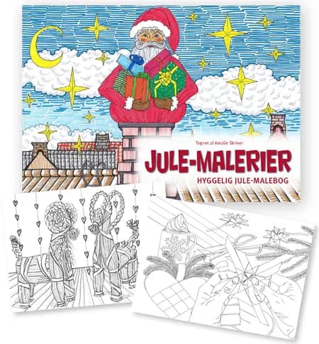 Jule-malerier af Amalie Skriver