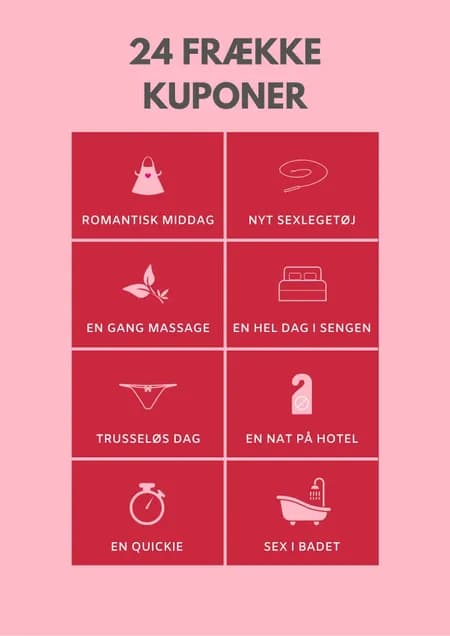 24 frække kuponer af Lou Noire