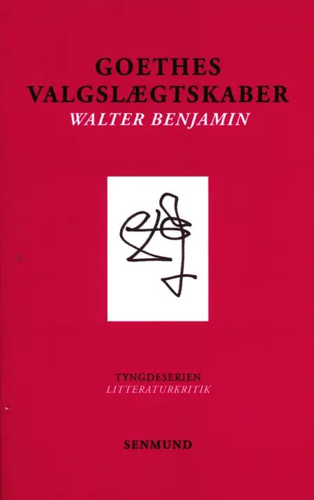 Goethes valgslægtskaber af Walter Benjamin