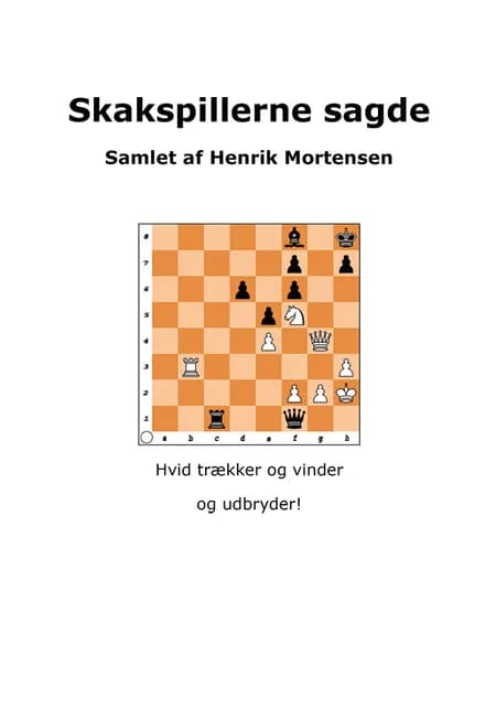 Skakspillerne sagde af Henrik Mortensen