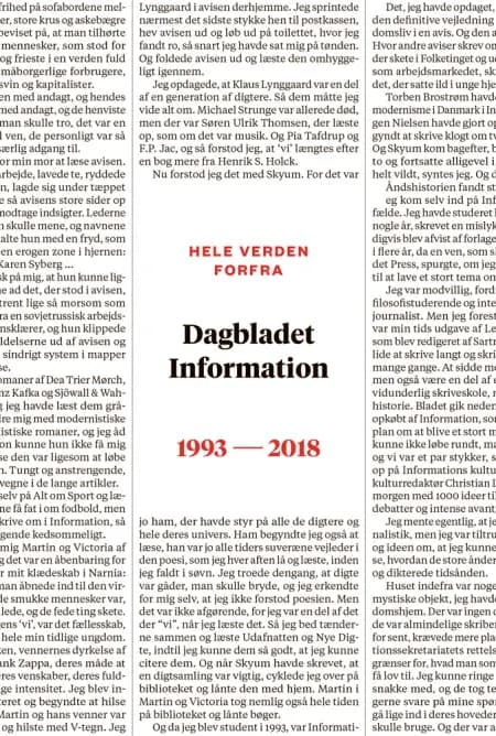 Hele verden forfra af Leila Krogh