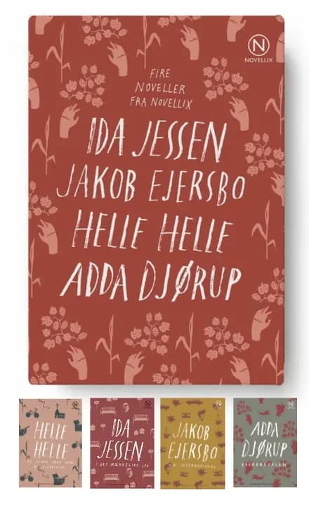 Gaveæske med fire noveller af Jessen, Ejersbo, Helle & Djørup af Ida Jessen