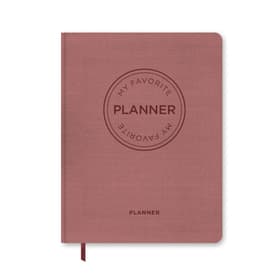 MY FAVORITE PLANNER Udateret / Vintage Rosa af Forlaget Aronsen
