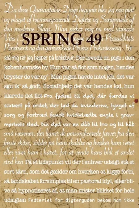 Tidsskriftet SPRING nr. 49 af Marianne Barlyng