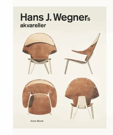 Hans J. Wegners akvareller af Anne Blond