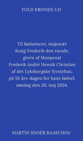 Fold kronen ud af Martin Snoer Raaschou