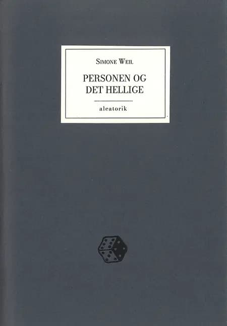 Personen og det hellige af Simone Weil
