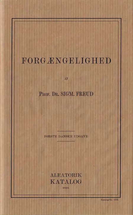 Forgængelighed af Sigmund Freud