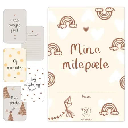 Milepælskort i æske - Julie Dam Andersen af Julie Dam Andersen