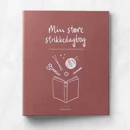 Min store strikkedagbog af Julie Dam Andersen