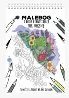 Malebog i blide blyantstreger for voksne af Ane Gudrun