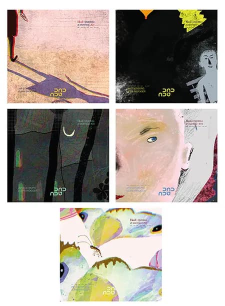 Eksil (sæt af fem) af Lilian Brøgger