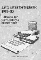 Litteraturfortegnelse 1980-85