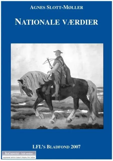 Nationale værdier af Agnes Slott-Møller