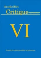 Årsskriftet Critique VI