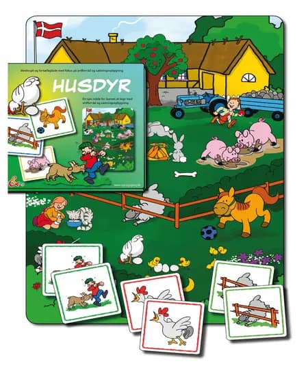 Husdyr - Vendespil og fortælleplade af Sprog
