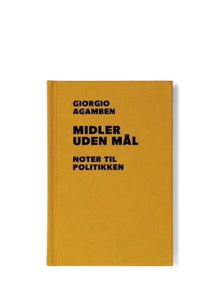 Midler uden mål af Giorgio Agamben