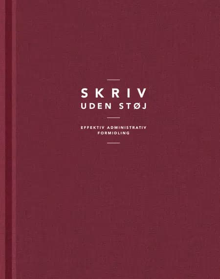 Skriv uden støj af Hans Jørgen Nielsen