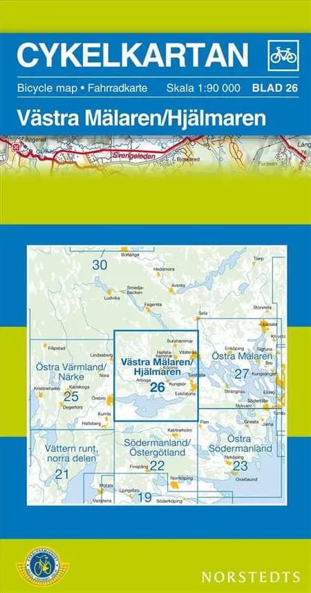 Västra Mälaren / Hjälmaren af Norstedts