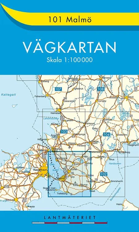 Malmö 1:100 000 af Norstedts
