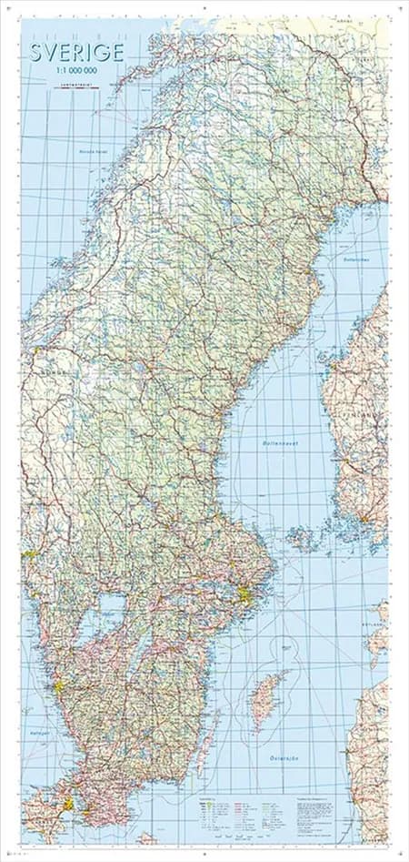 Sverige 1:1.000.000 