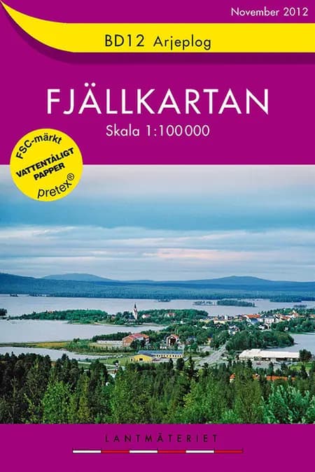 Arjeplog af Lantmäteriet