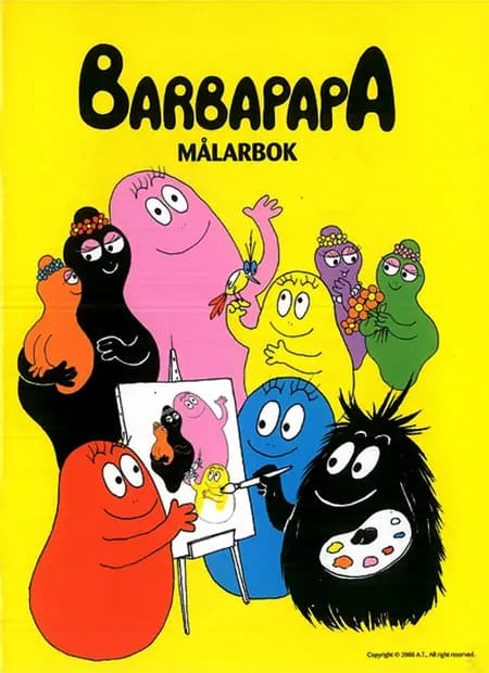 Barbapapa målarbok af Hjelm Förlag